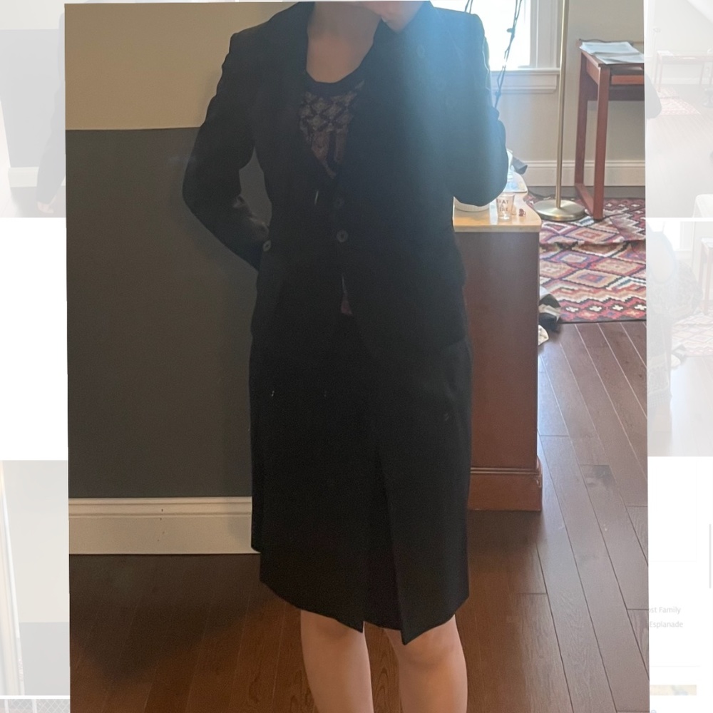 Patrizia Pepe blazer and skirt